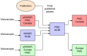 Figure 8. . Data exchange between PMCi sites and PMC NCBI.