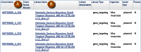 Figure 5. . Screenshot of results returned from an Entrez query of Clone DB (("gene targeting"[Library Type]) AND mouse[Organism]).