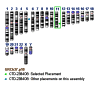 Figure 8: . Ideogram from individual genomic clone record displays showing clone placements (arrowheads).