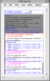 Figure 1. The internal structure of a sequence record in Sequin, as seen in the Desktop window.