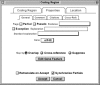 Figure 3. The Properties tab is for entry of information common to all types of features.