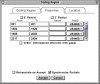 Figure 4. The Location tab has a spreadsheet for entry of feature locations.