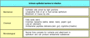 Figure 2.4. Surface epithelia provide mechanical, chemical, and microbiological barriers to infection.