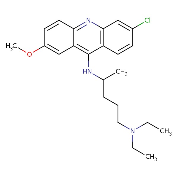 Mepacrine Chemical Structure