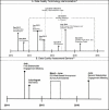 Figure 1. Study Designs for DQ Work Products 1.1 and 2.2. Key Activities Involved Continuous Stakeholder Engagement With 4 Stakeholder Engagement Sessions—2 in July 2014 and 2 in June 2016.