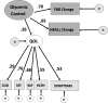 Figure 8. Latent Variable SEM Depicting the Relationship Between Changes in Glycemic Control and Changes in QOL for the Prototype Benchmarking Model.