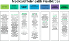 FIGURE 6-1. Medicaid telehealth flexibilities.