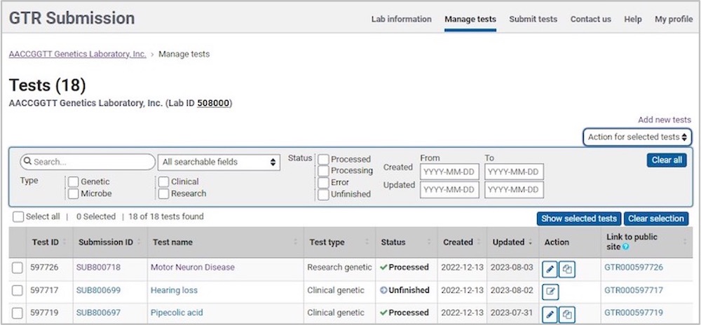 Test Management Tool