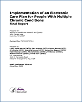 Cover of Implementation of an Electronic Care Plan for People With Multiple Chronic Conditions