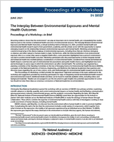 Cover of The Interplay Between Environmental Exposures and Mental Health Outcomes