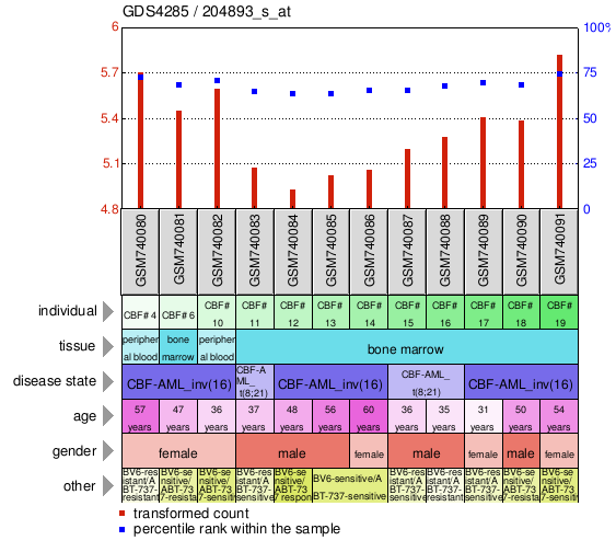 Gene Expression Profile